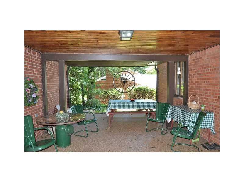 426 Sangree Road Pittsburgh, PA 15237 - Photo 20 of 25 Patio/Deck. The covered breezeway between the two-car garage and the house is the perfect spot for outdoor entertaining. Rain or shine, the party goes on! The floor of the patio is covered with one-half in thick Nature Stone, and it s beautiful!
