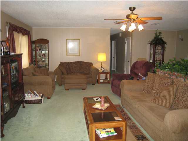 1517 Hester Church Road Baker, FL 32531 - Photo 4 of 28 a living room with furniture and a chandelier