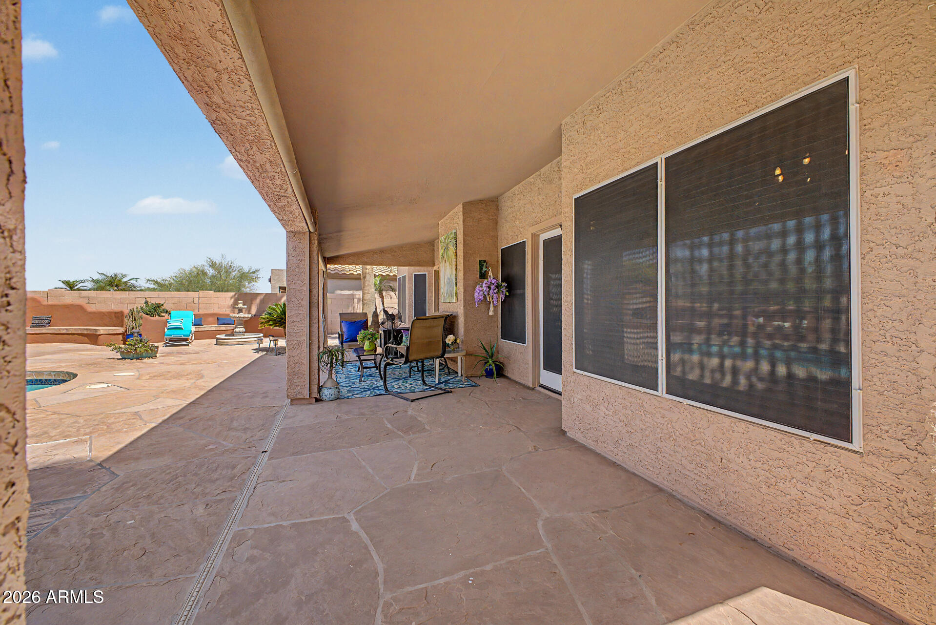 3948 North Ranier Mesa, AZ 85215 - Photo 37 of 69 a view of a hallway with glass door and glass door