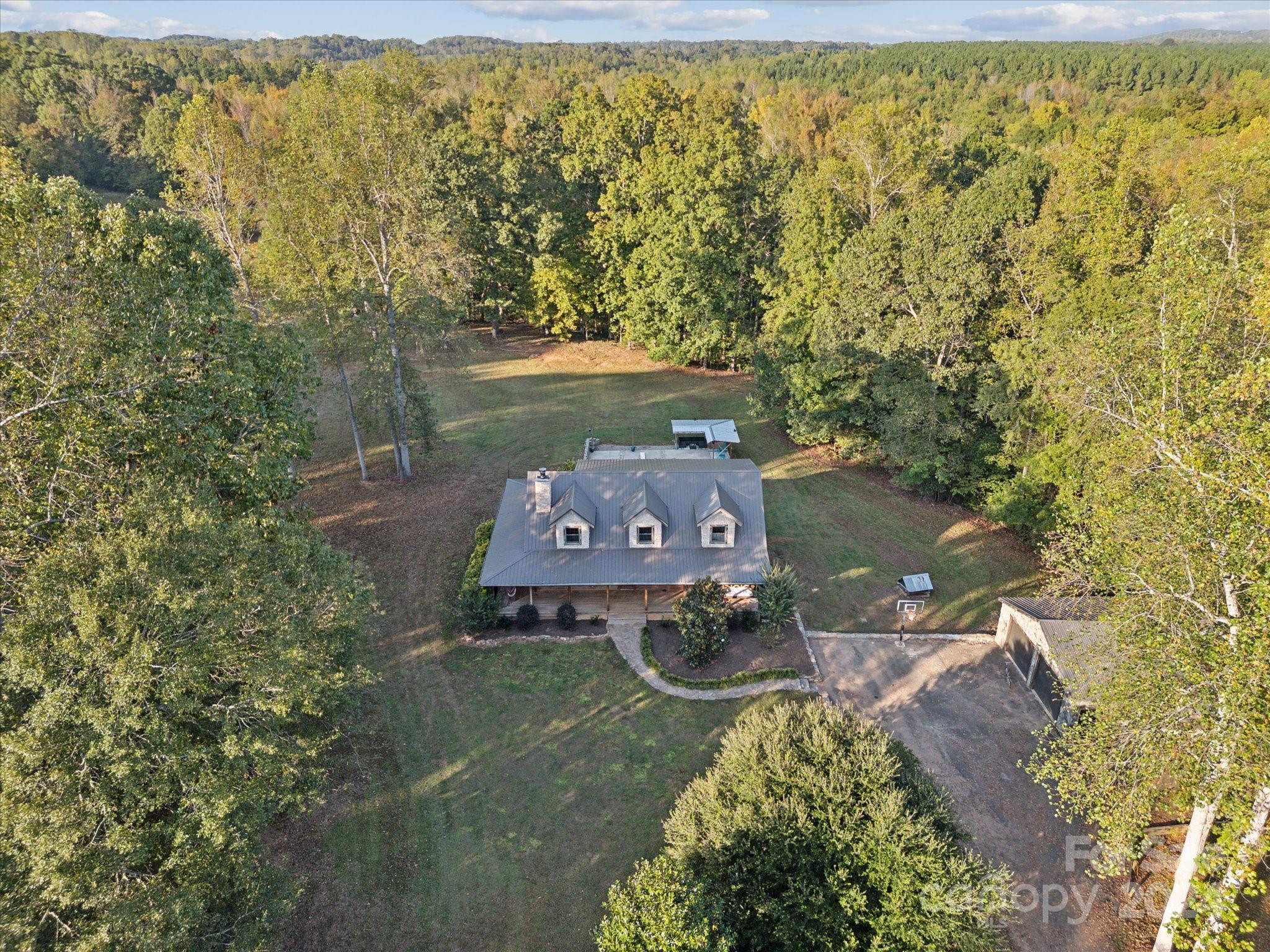 674 Ormond Road York, SC 29745 - Photo 43 of 48 an aerial view of a house with a yard