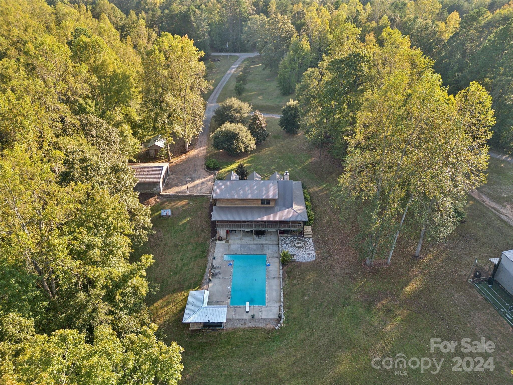 674 Ormond Road York, SC 29745 - Photo 44 of 48 a bird view of a house with a yard
