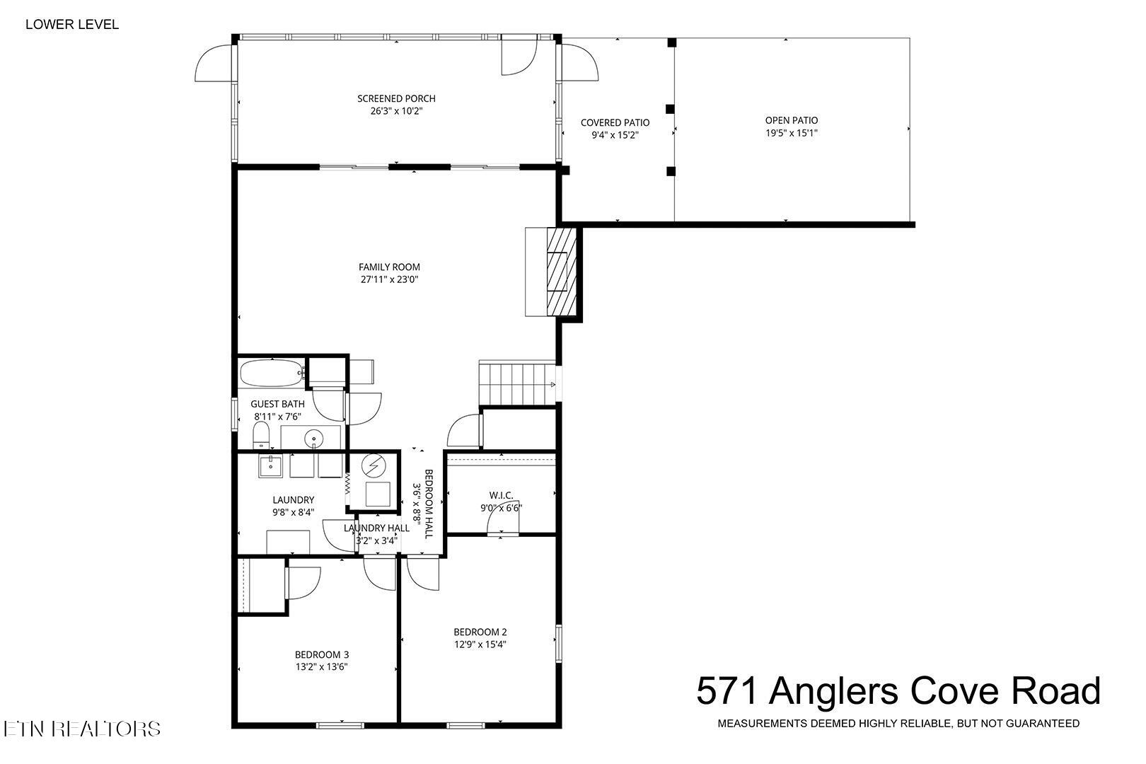 571 Anglers Cove Road Kingston, TN 37763 - Photo 41 of 41 76_AnglersCoveRoad_571_FloorPlan-LowerLe
