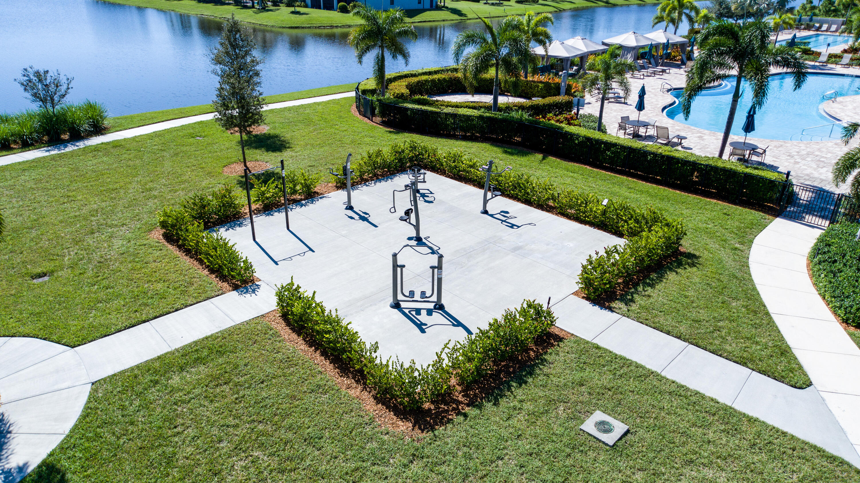 739 Southeast Villandry Way Port St. Lucie, FL 34984 - Photo 14 of 51 an aerial view of a house