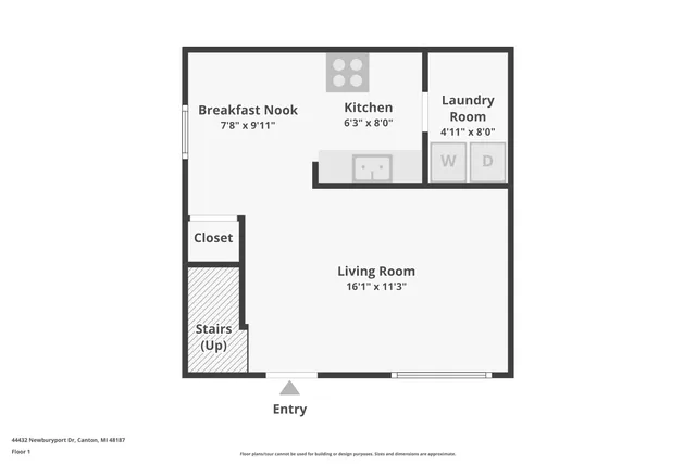 $135,000 | 44432 Newburyport Drive, Canton, MI 48187