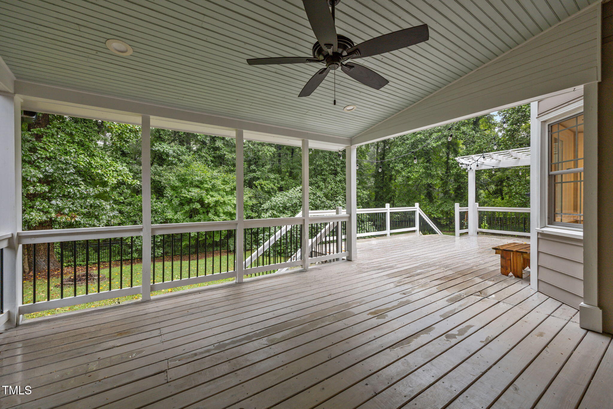 2204 Corberrie Lane Raleigh, NC 27613 - Photo 32 of 39 a view of a balcony with wooden floor