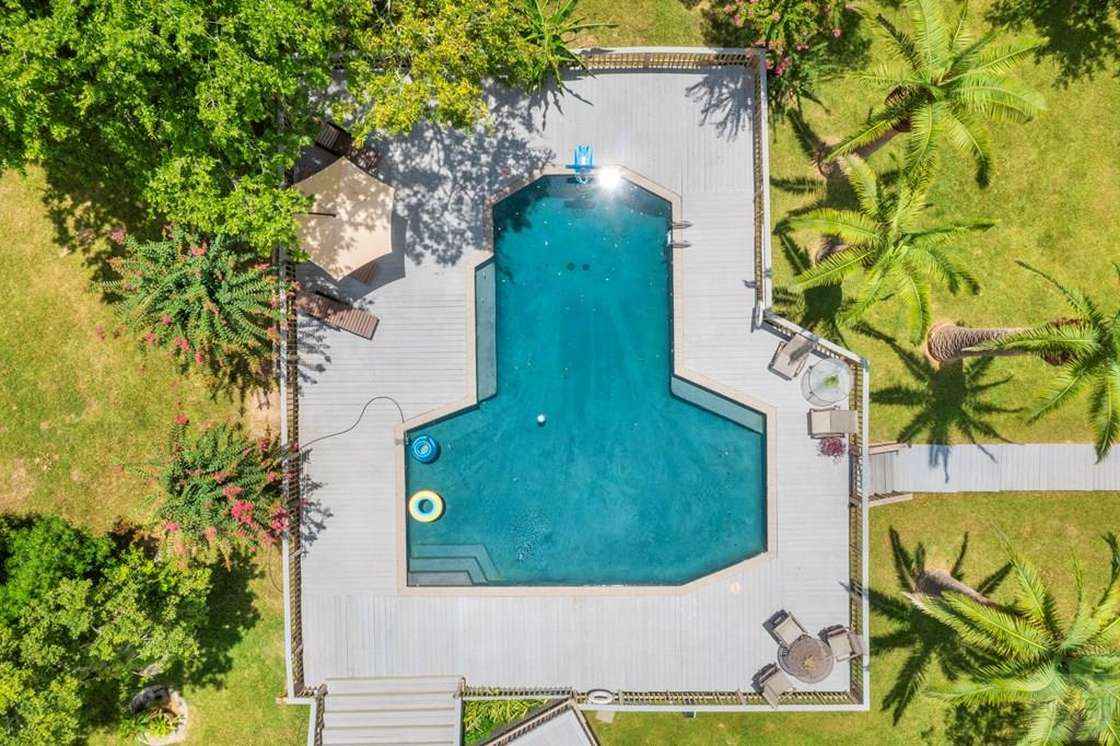 14009 West Hughes Road Dickinson, TX 77539 - Photo 32 of 54 an aerial view of a house