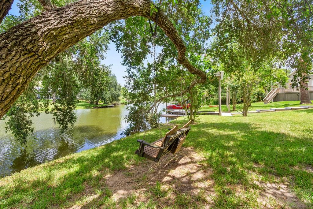 14009 West Hughes Road Dickinson, TX 77539 - Photo 44 of 54 a view of a park with large trees
