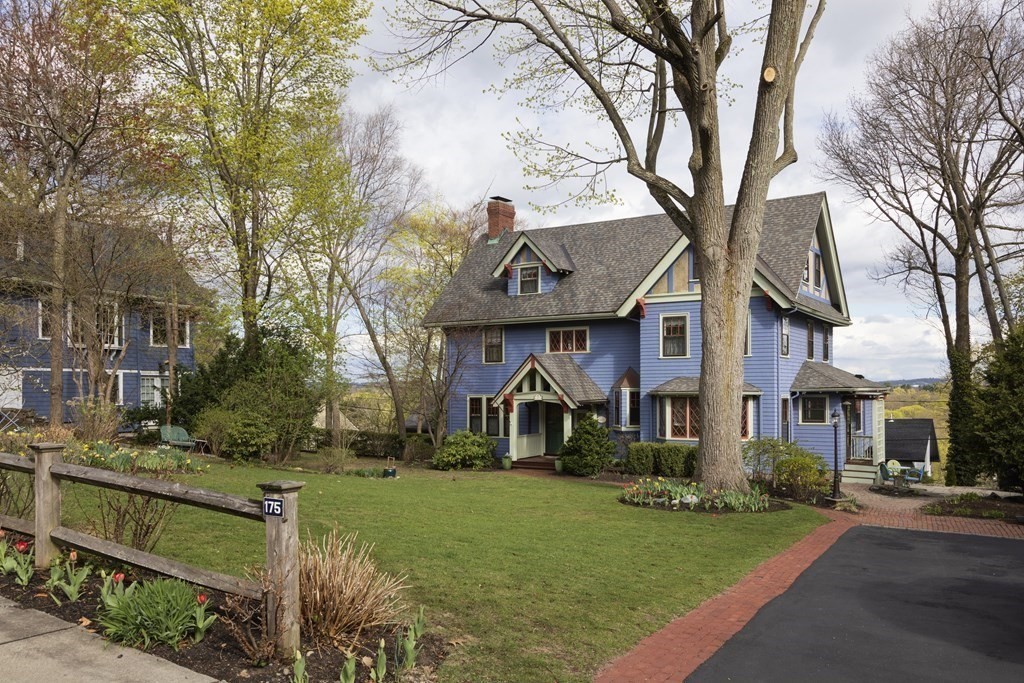 175 Mt Vernon Street Newton, MA 02465 - Photo 2 of 21 a view of a house with a yard