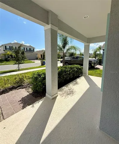 a view of a building from a outdoor space
