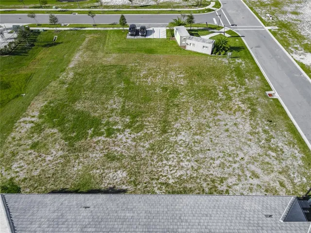 a view of swimming pool with a yard