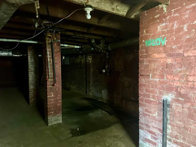 a close view of water heater