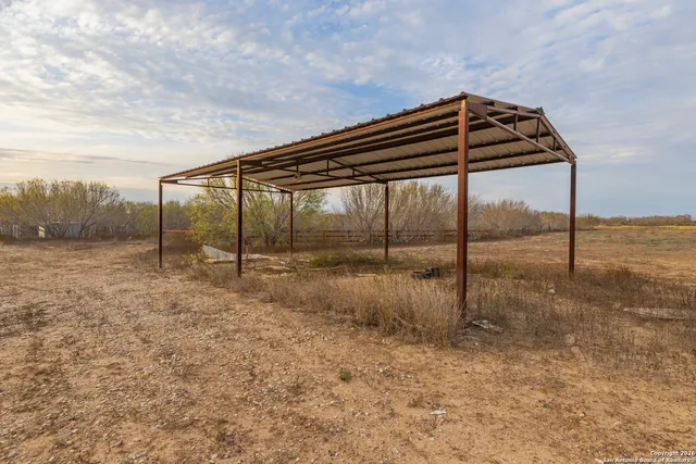 a view of beach and small space