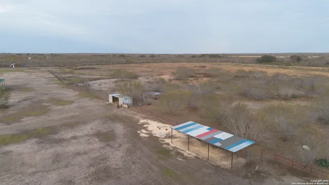 a view of a road with an ocean view