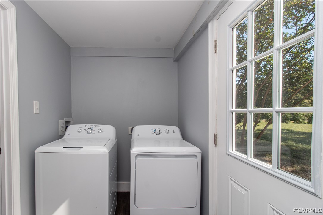2125 Burgess Road Chester, VA 23836 - Photo 15 of 39 a utility room with dryer and washer