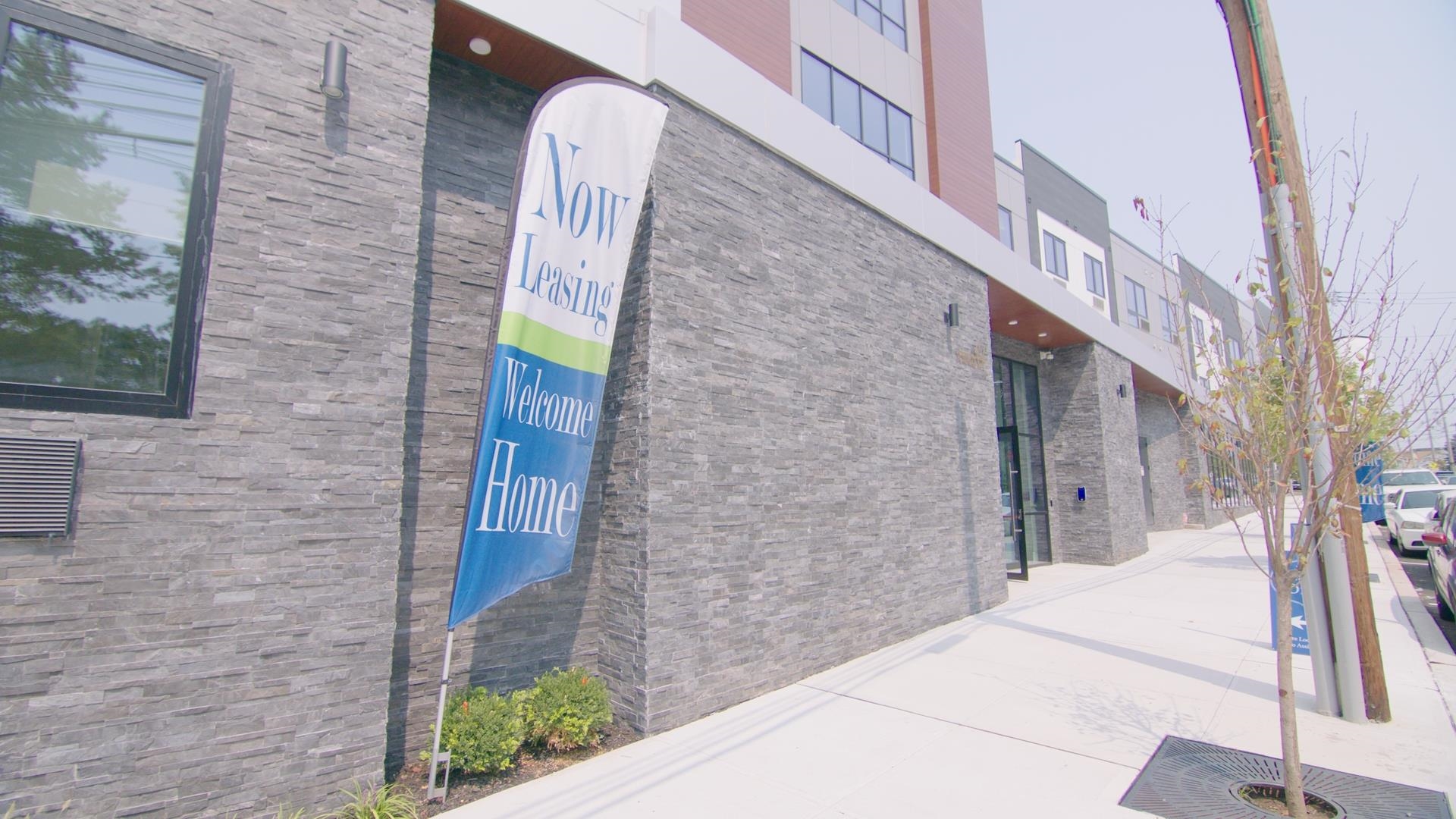 457 Schuyler Avenue, Unit 209 Kearny, NJ 07032 - Photo 34 of 37 a view of a brick wall with building in the background