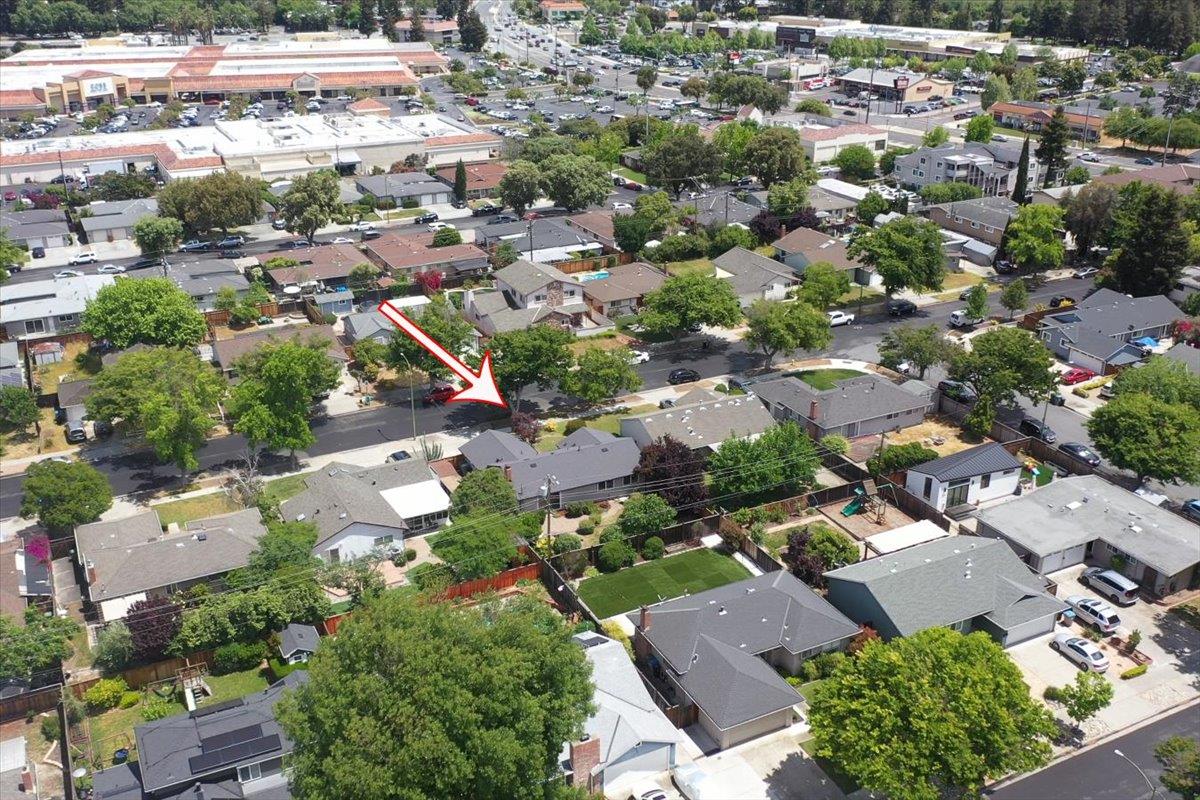 5459 Clovercrest Drive San Jose, CA 95118 - Photo 22 of 23 an aerial view of residential houses with outdoor space and trees