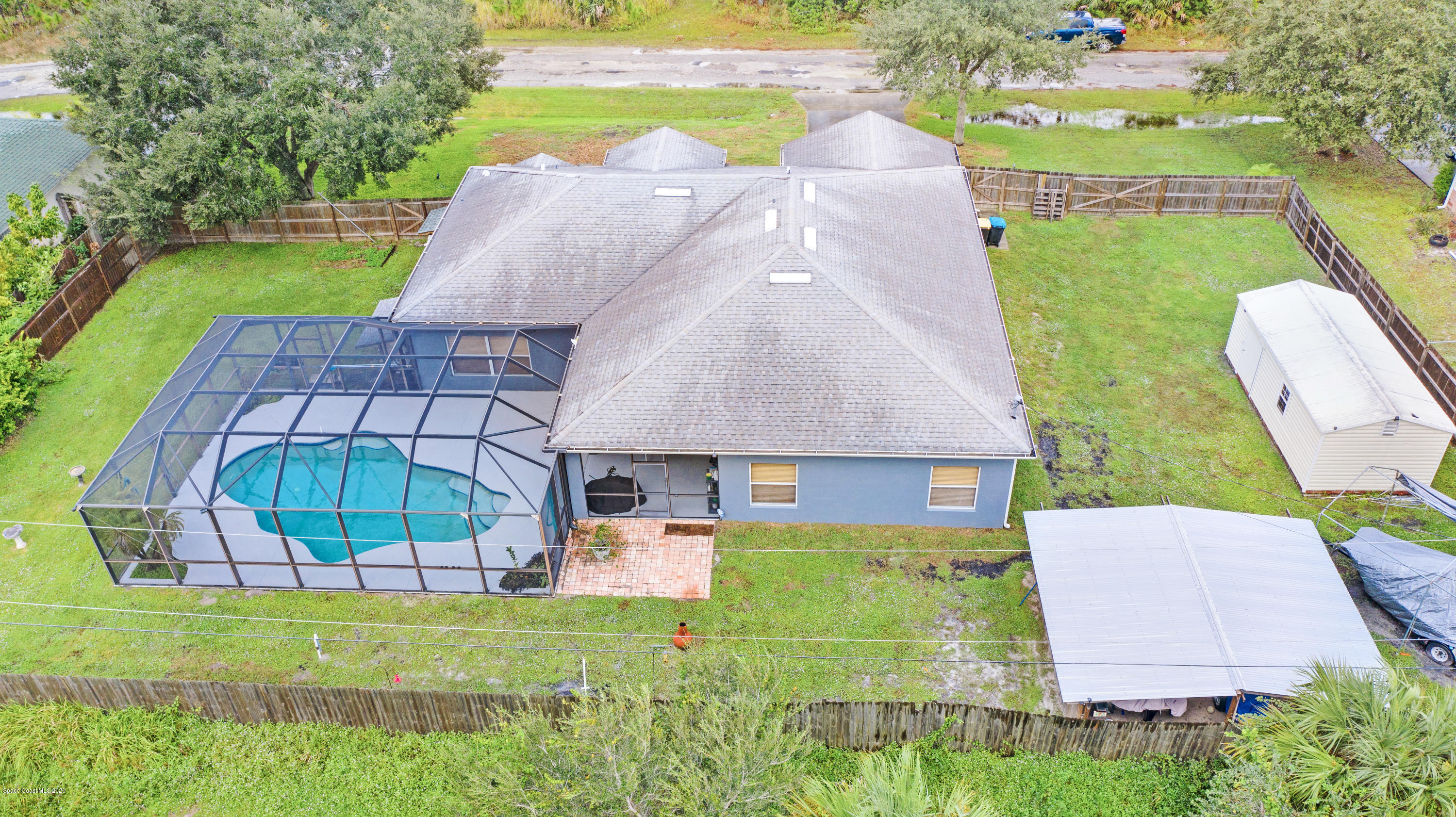 2865 Tishman Road Southeast Palm Bay, FL 32909 - Photo 8 of 34 Aerial view
