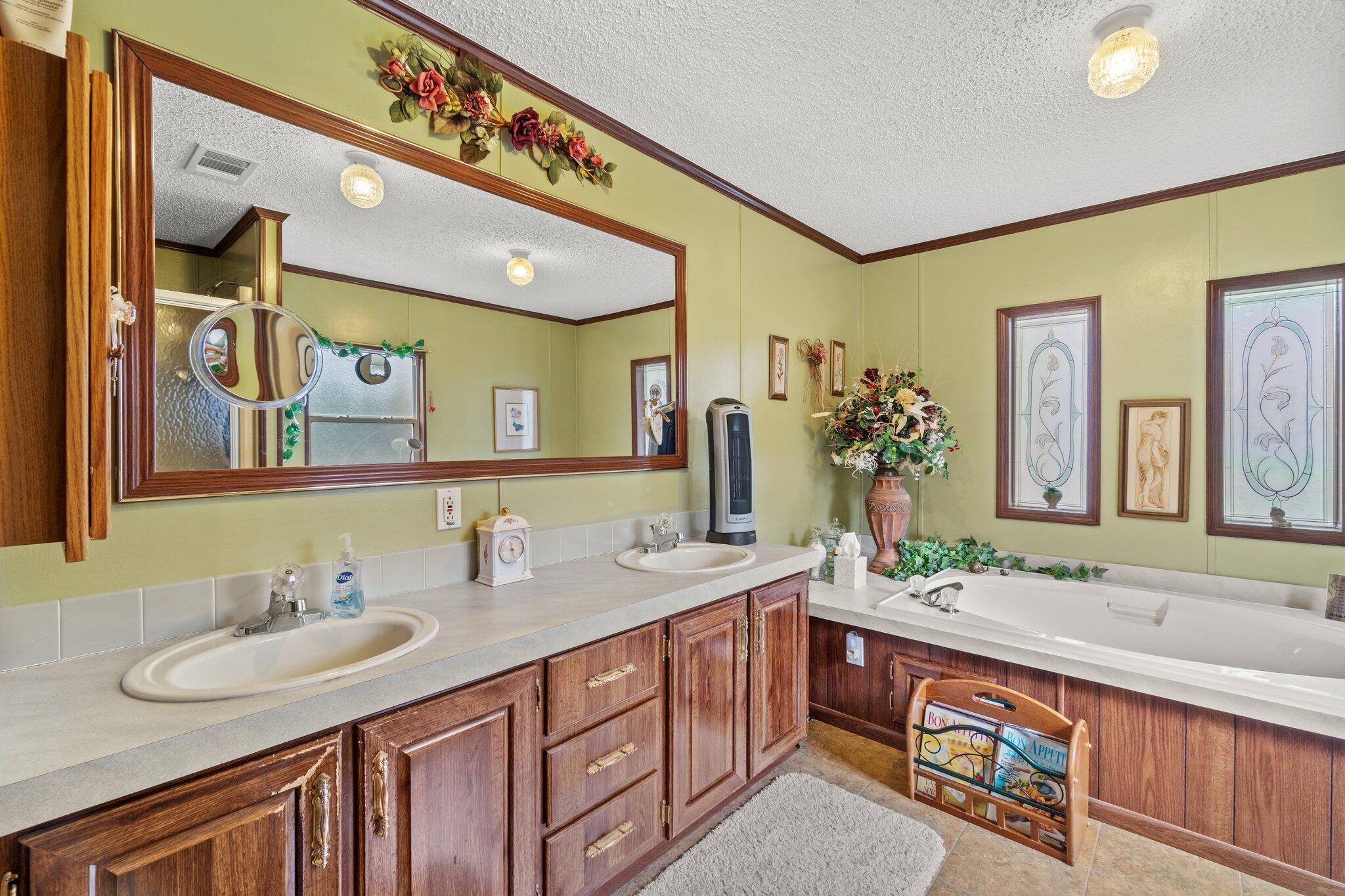 4281 Shell Landing Road Vernon, FL 32462 - Photo 23 of 55 a bathroom with a sink and a mirror