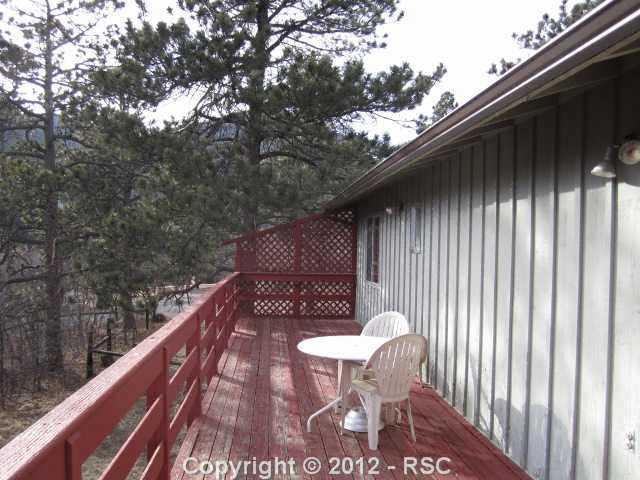 7825 Bluff Road Cascade, CO 80809 - Photo 15 of 16 With the home located on the sunny side of the mountain this is the perfect place to sit and enjoy the sunsets.