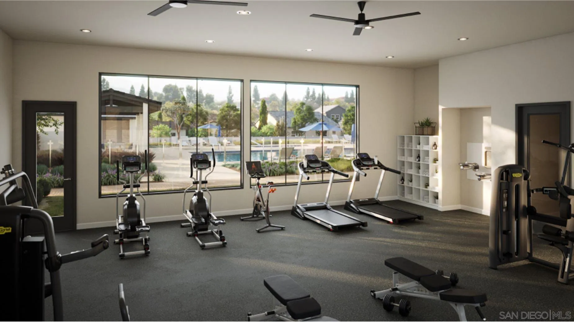 15366 Junipers Drive San Diego, CA 92129 - Photo 2 of 19 a view of a room with gym equipment