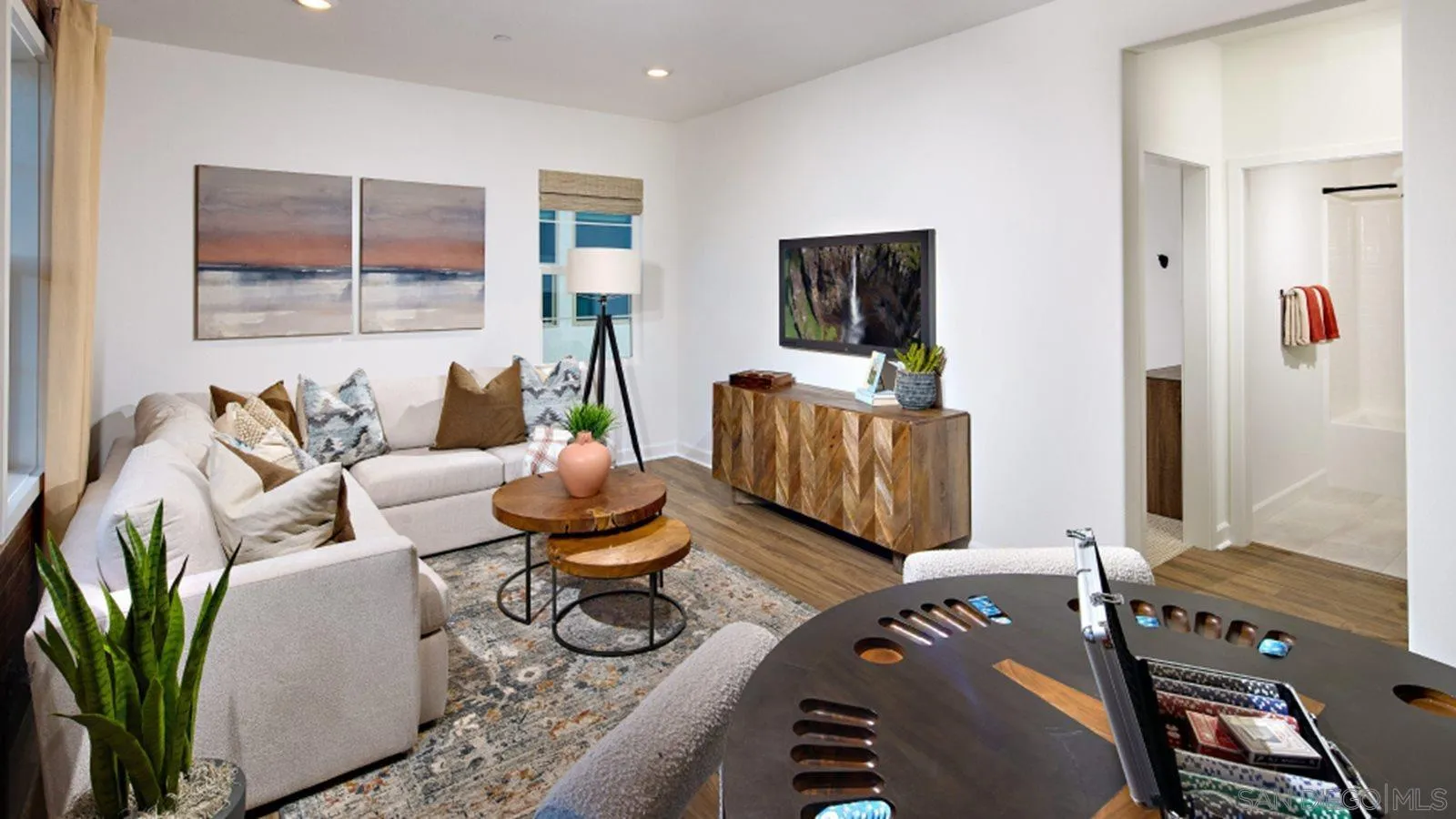 15366 Junipers Drive San Diego, CA 92129 - Photo 9 of 19 a living room with furniture and wooden floor