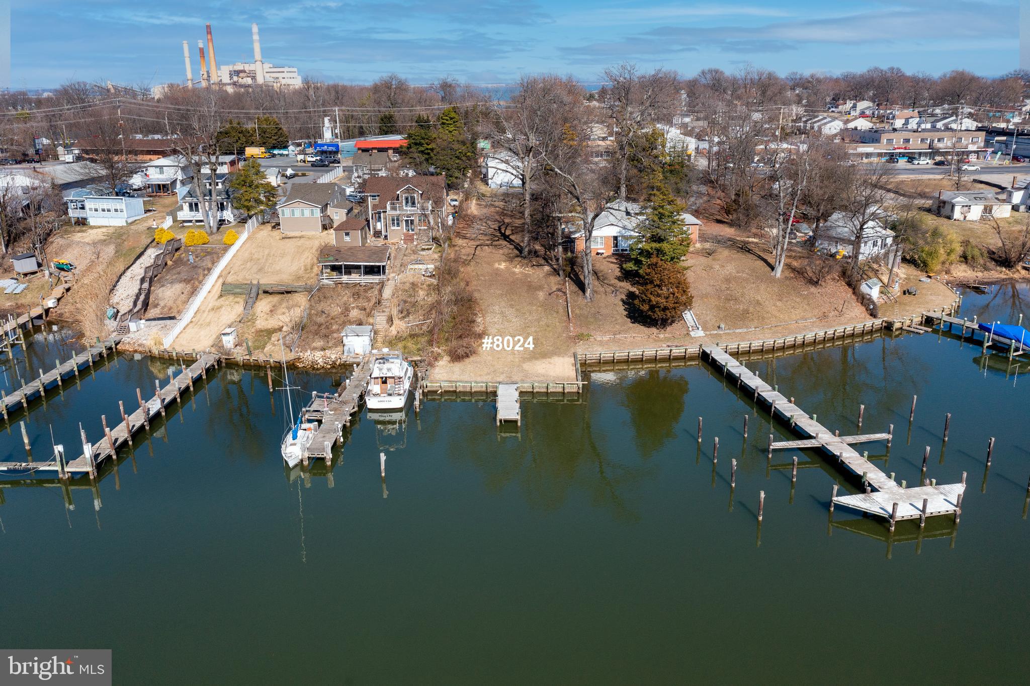 8024 Fort Smallwood Road Curtis Bay, MD 21226 - Photo 37 of 44 Pier to House