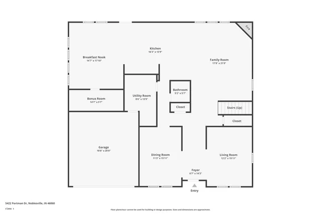 $419,900 | 5422 Portman Drive, Noblesville, IN 46062