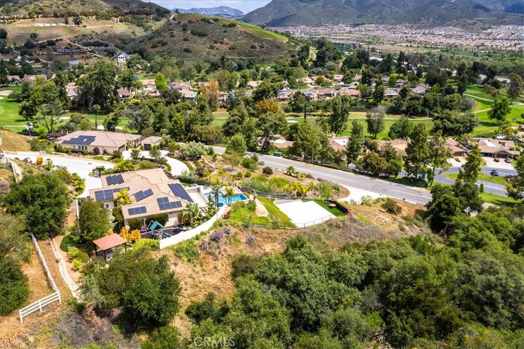 2836 Mesa Grove Road Fallbrook, CA 92028 - Photo 47 of 54 an aerial view of residential houses with outdoor space