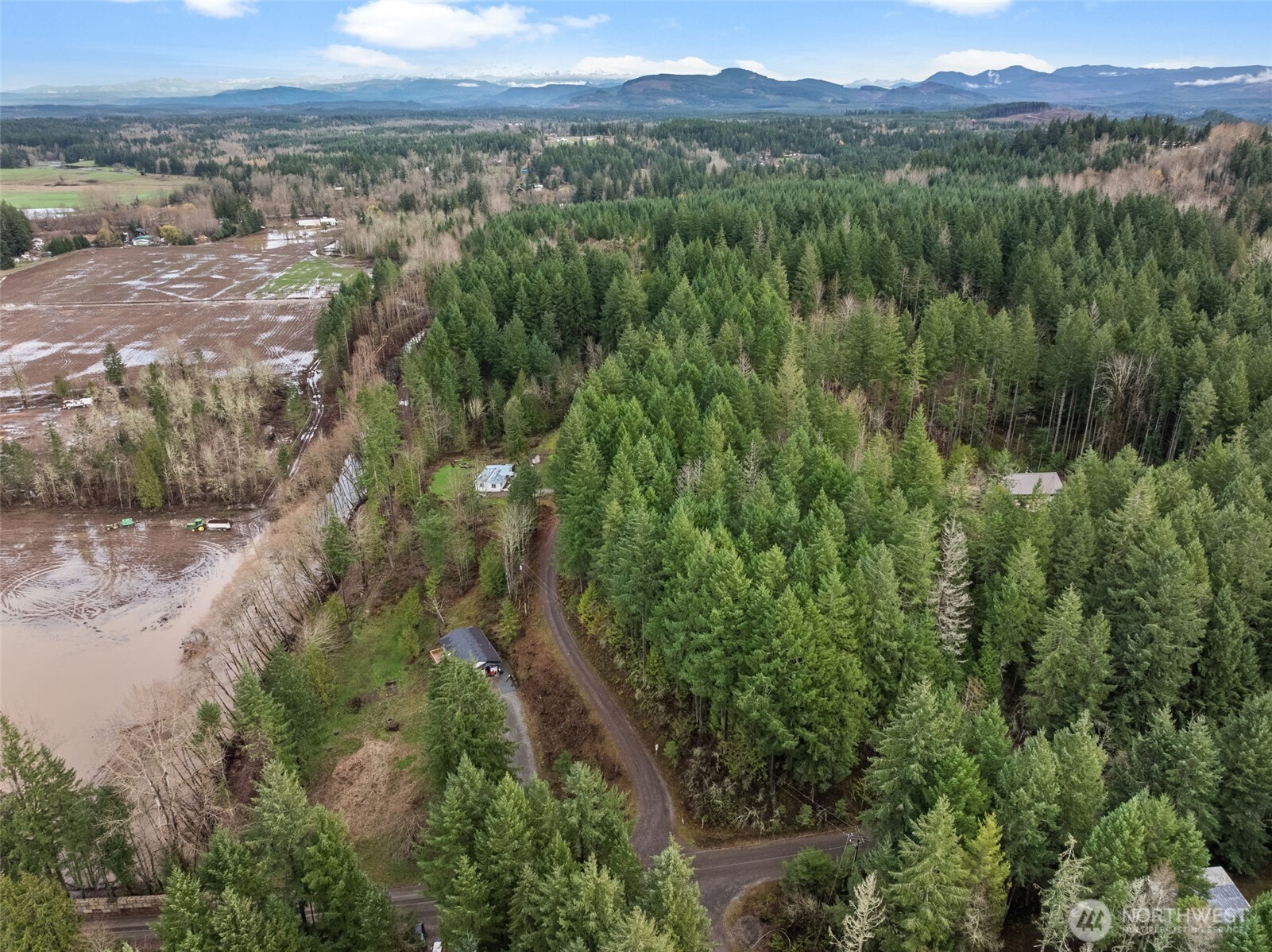 18818 Slough Lane Southeast Yelm, WA 98597 - Photo 36 of 39 a view of a city with lush green forest