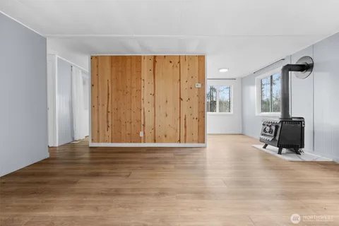a view of a livingroom with a flat screen tv
