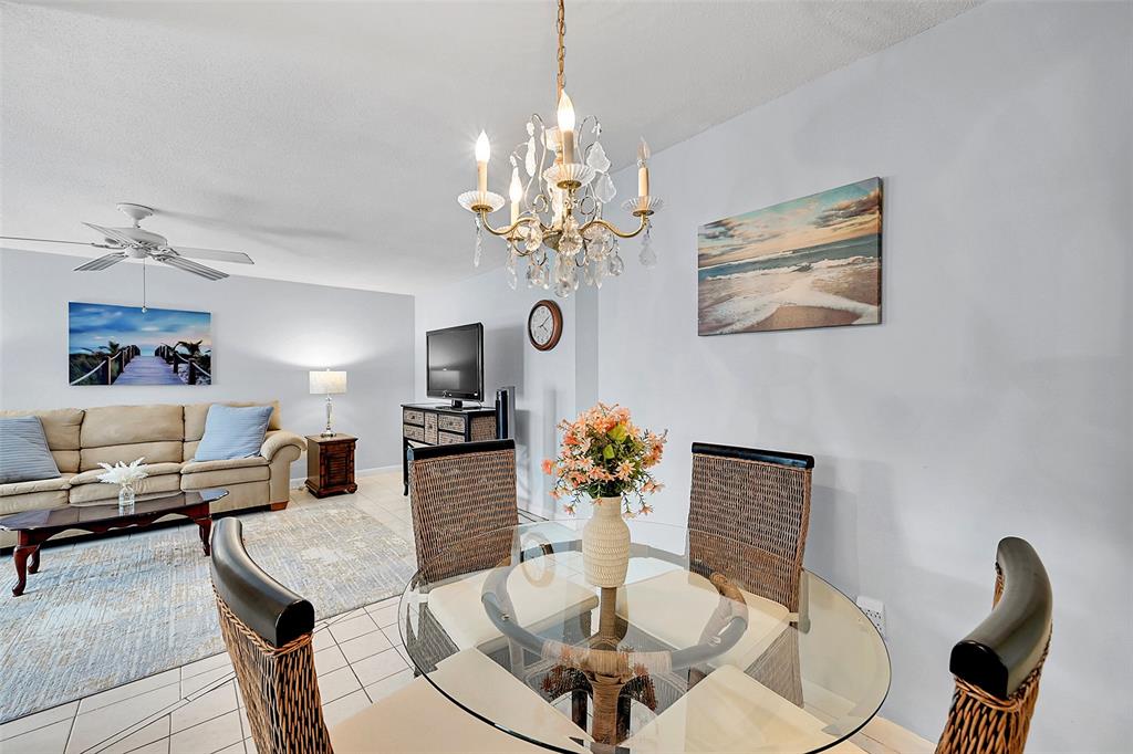 1110 North Riverside Drive, Unit 27 Pompano Beach, FL 33062 - Photo 34 of 52 Dining Area and Living Room are Great Spaces for Great Conversation with Family, Friend's, Guests or Just Relaxing!