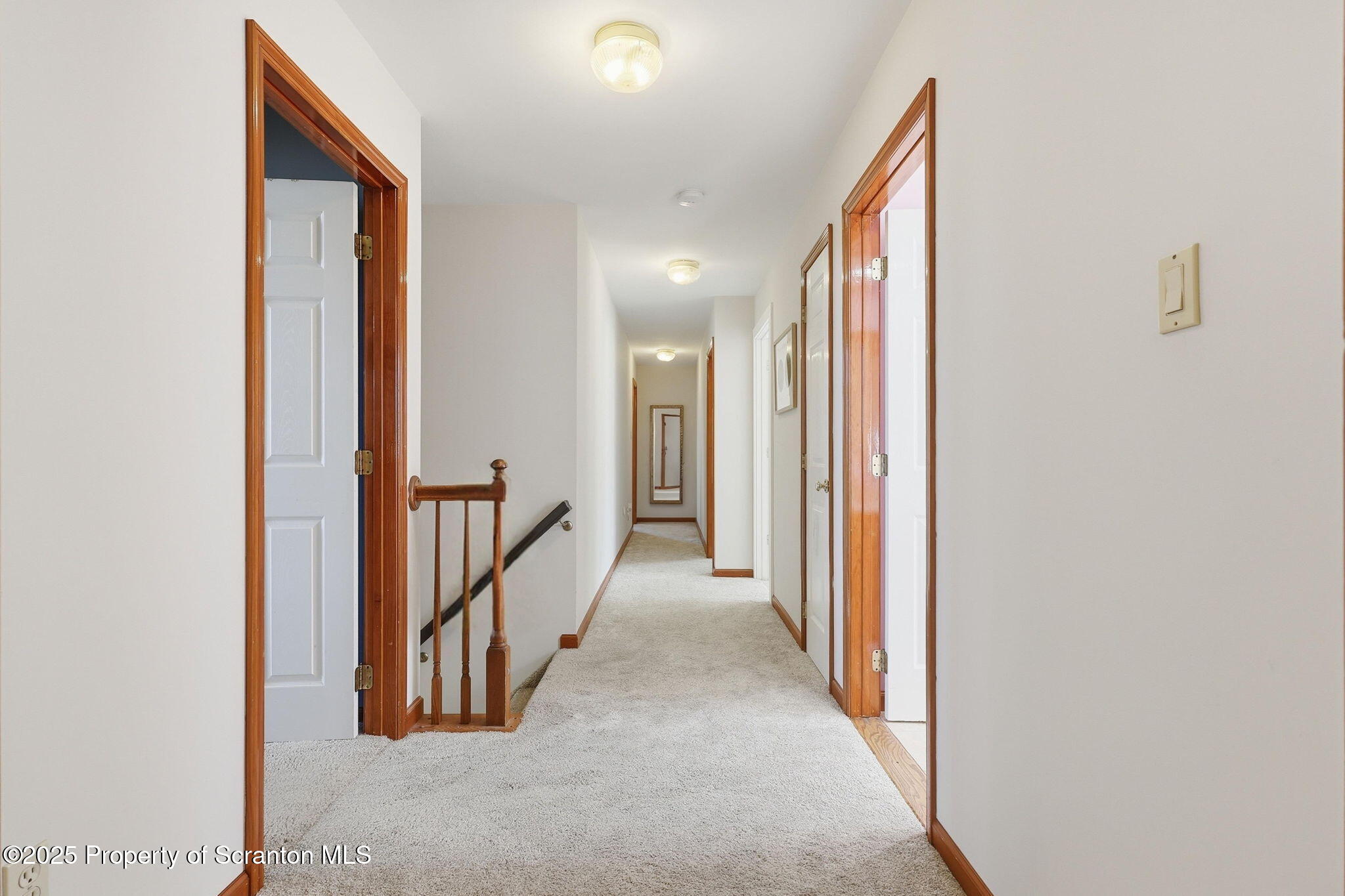 918 Jones Road Union Dale, PA 18470 - Photo 43 of 65 a view of a hallway with staircase