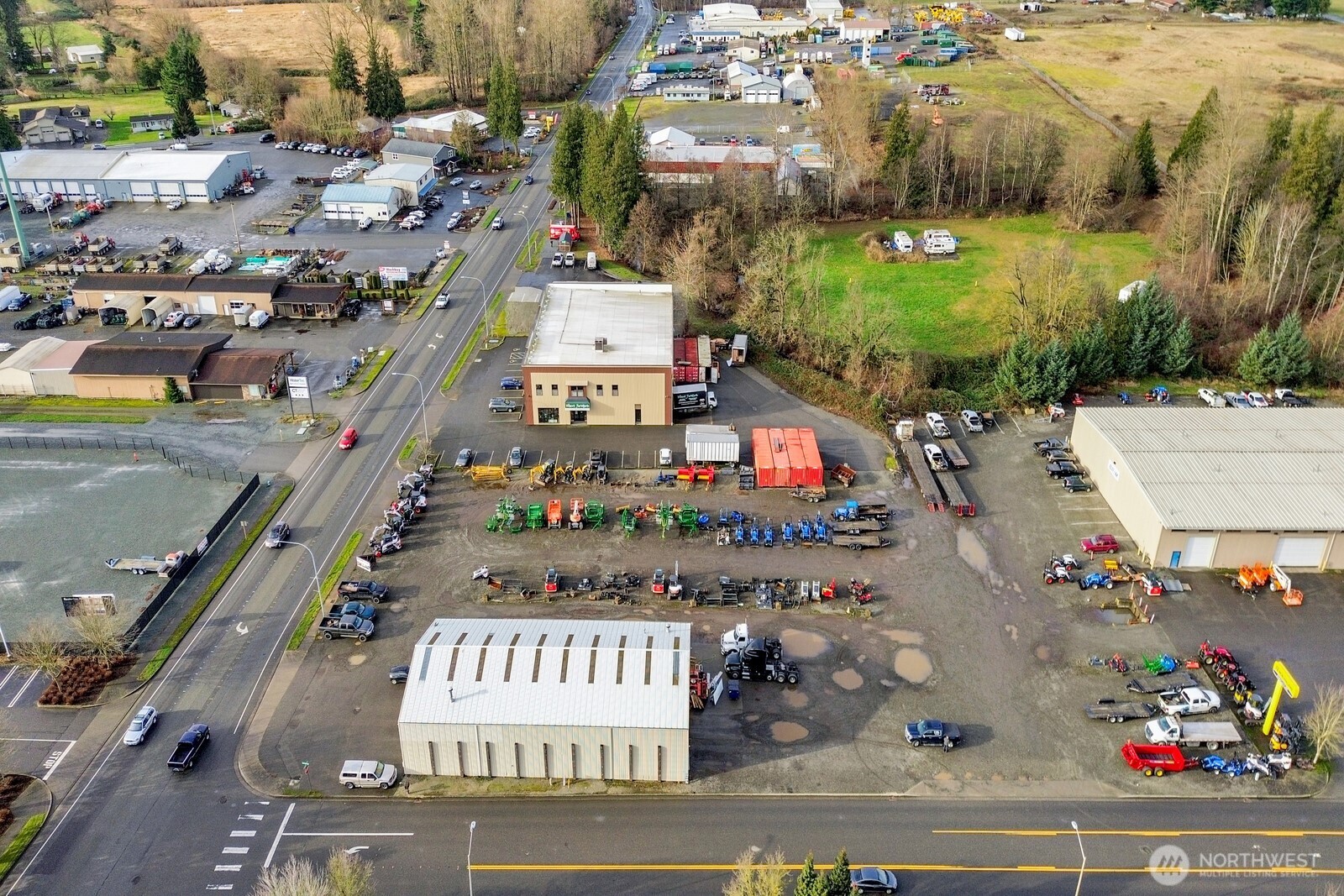144 Birch Bay Lynden Road Lynden, WA 98264 - Photo 10 of 15 an aerial view of a city