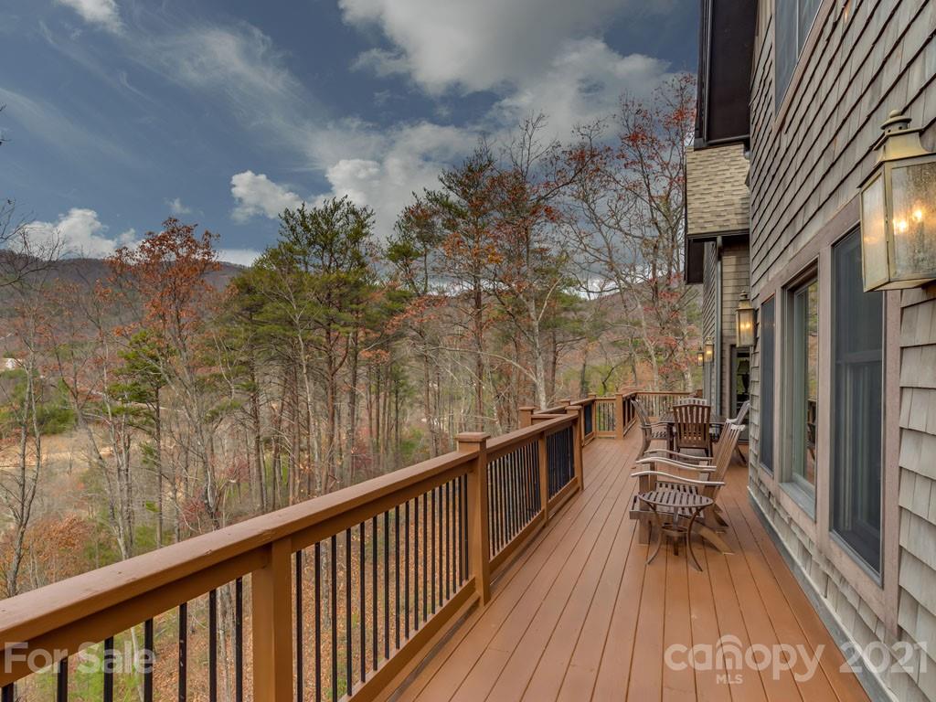 995 Deep Gap Farm Road East Mill Spring, NC 28756 - Photo 42 of 47 a view of balcony of the house