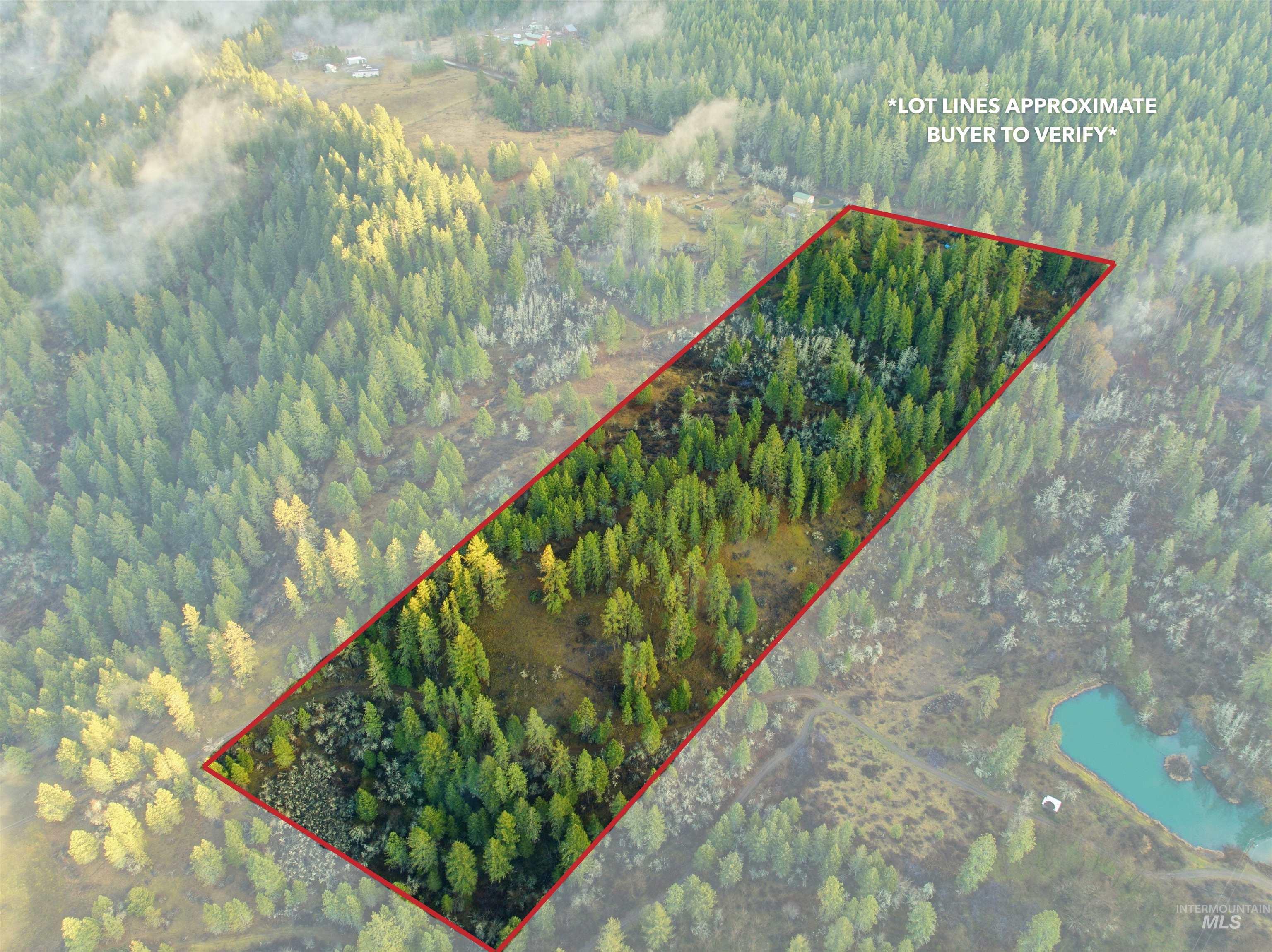 43705 Bobbitt Bench Road Peck, ID 83545 - Photo 2 of 11 Aerial view of property and surrounding area featuring property parcel outlined