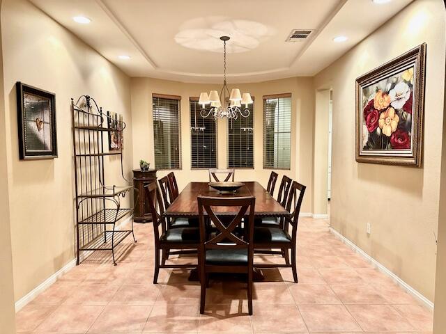 80591 Tangelo Court Indio, CA 92201 - Photo 8 of 30 a view of a dining room with furniture window and outside view