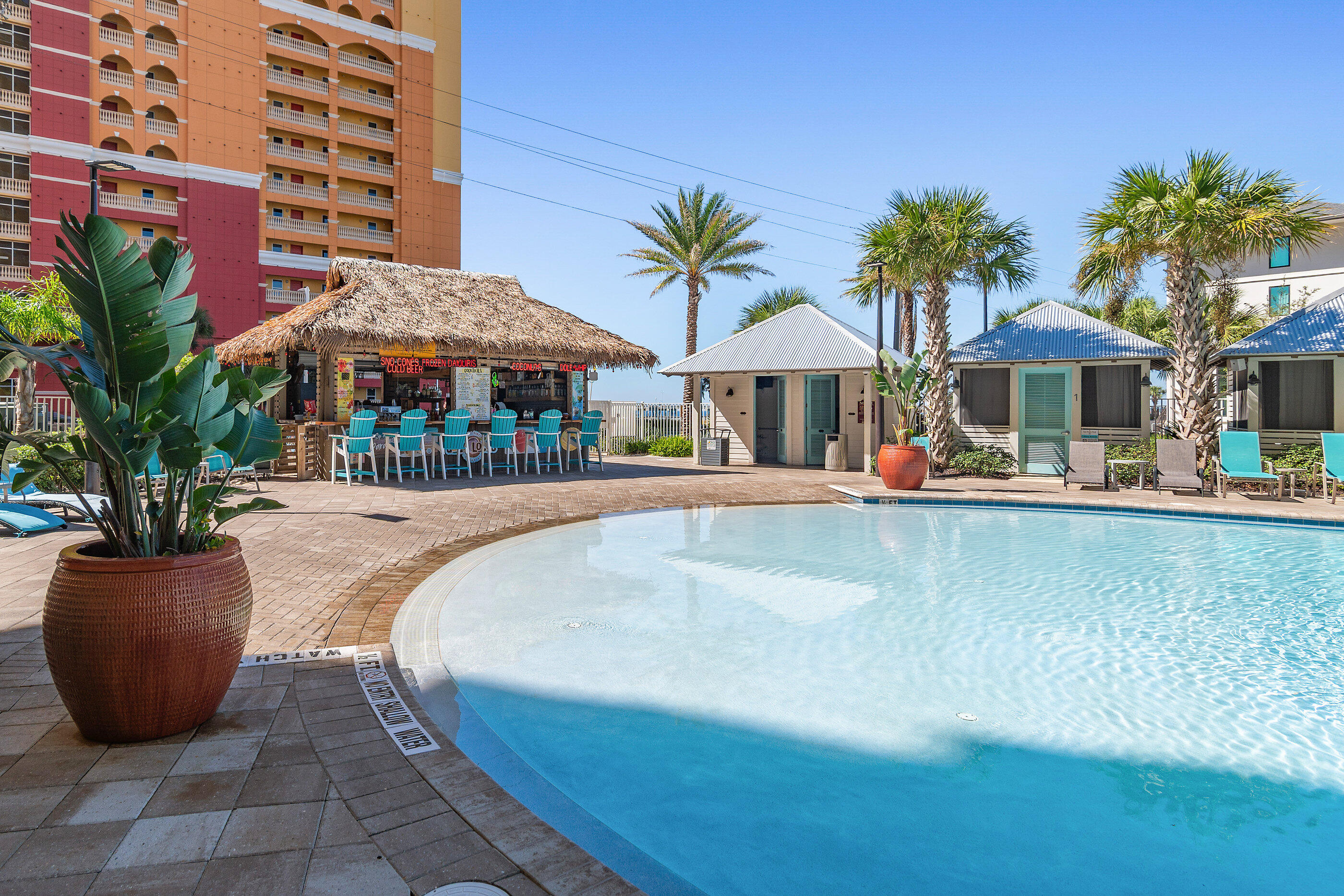 15928 Front Beach Road, Unit 601 Panama City Beach, FL 32413 - Photo 37 of 39 a view of a water fountain in front of a building