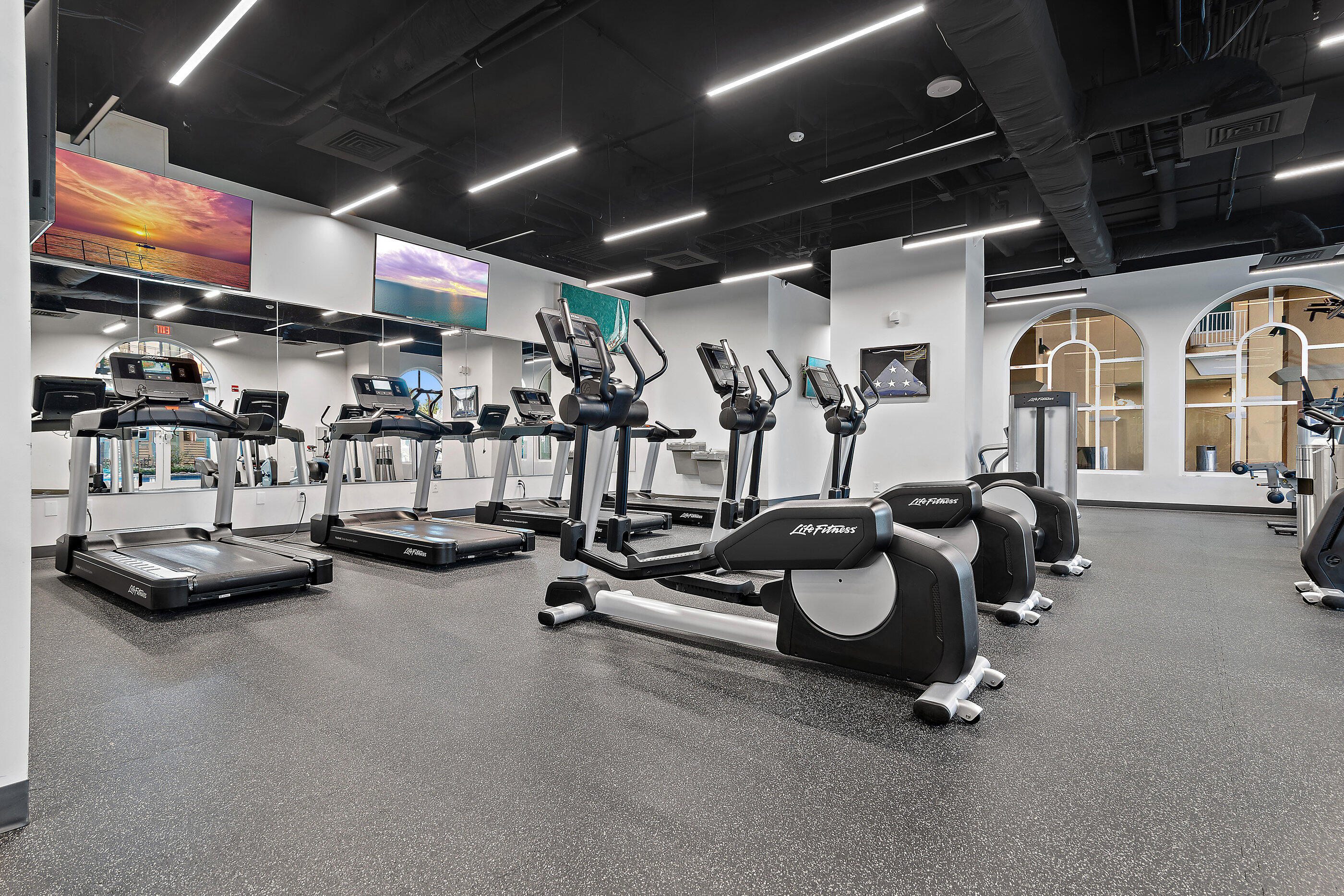 15928 Front Beach Road, Unit 601 Panama City Beach, FL 32413 - Photo 39 of 39 a view of a room with gym equipment