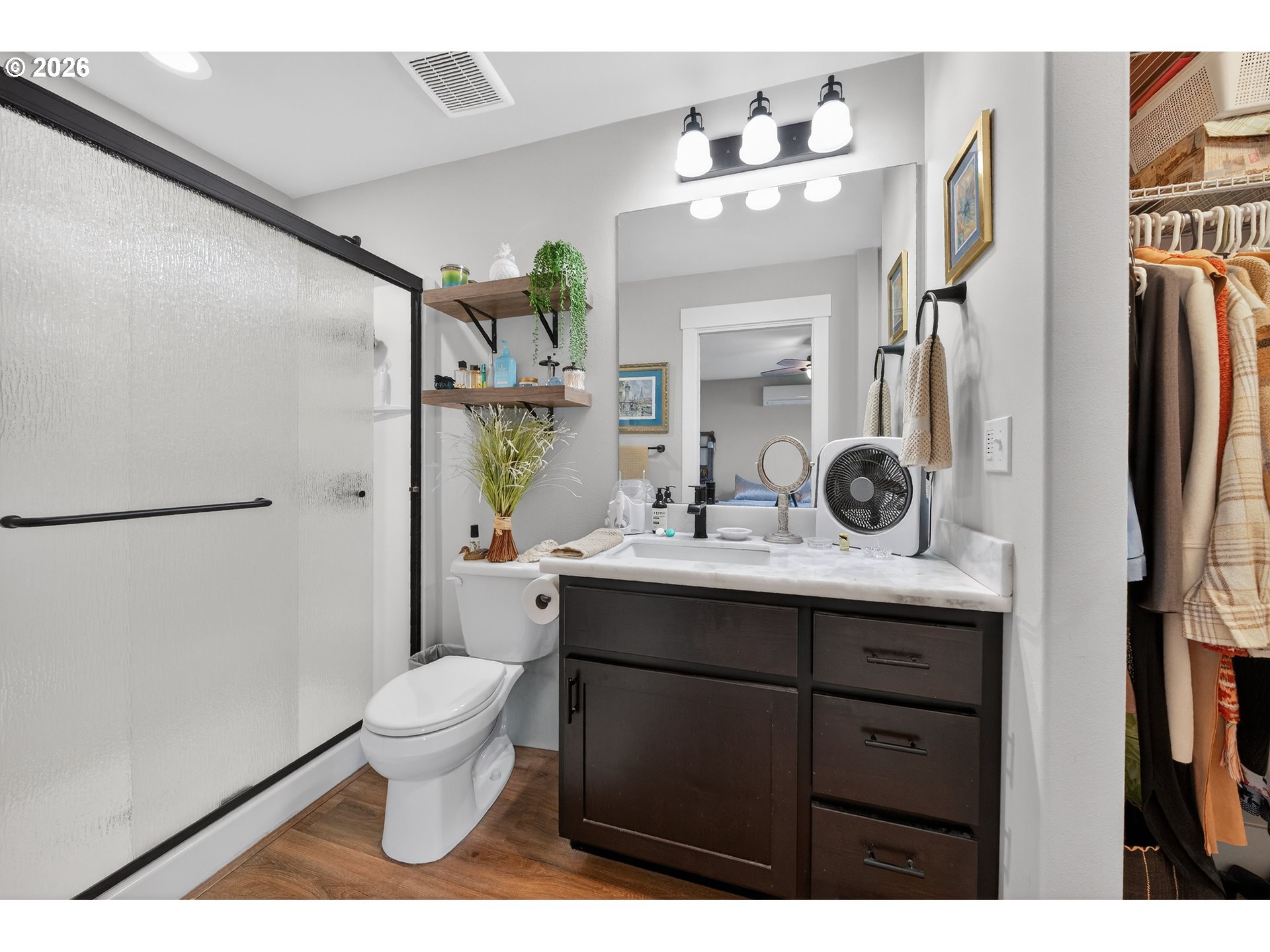 669 Northwest T Street Winston, OR 97496 - Photo 18 of 36 a bathroom with a sink toilet and shower