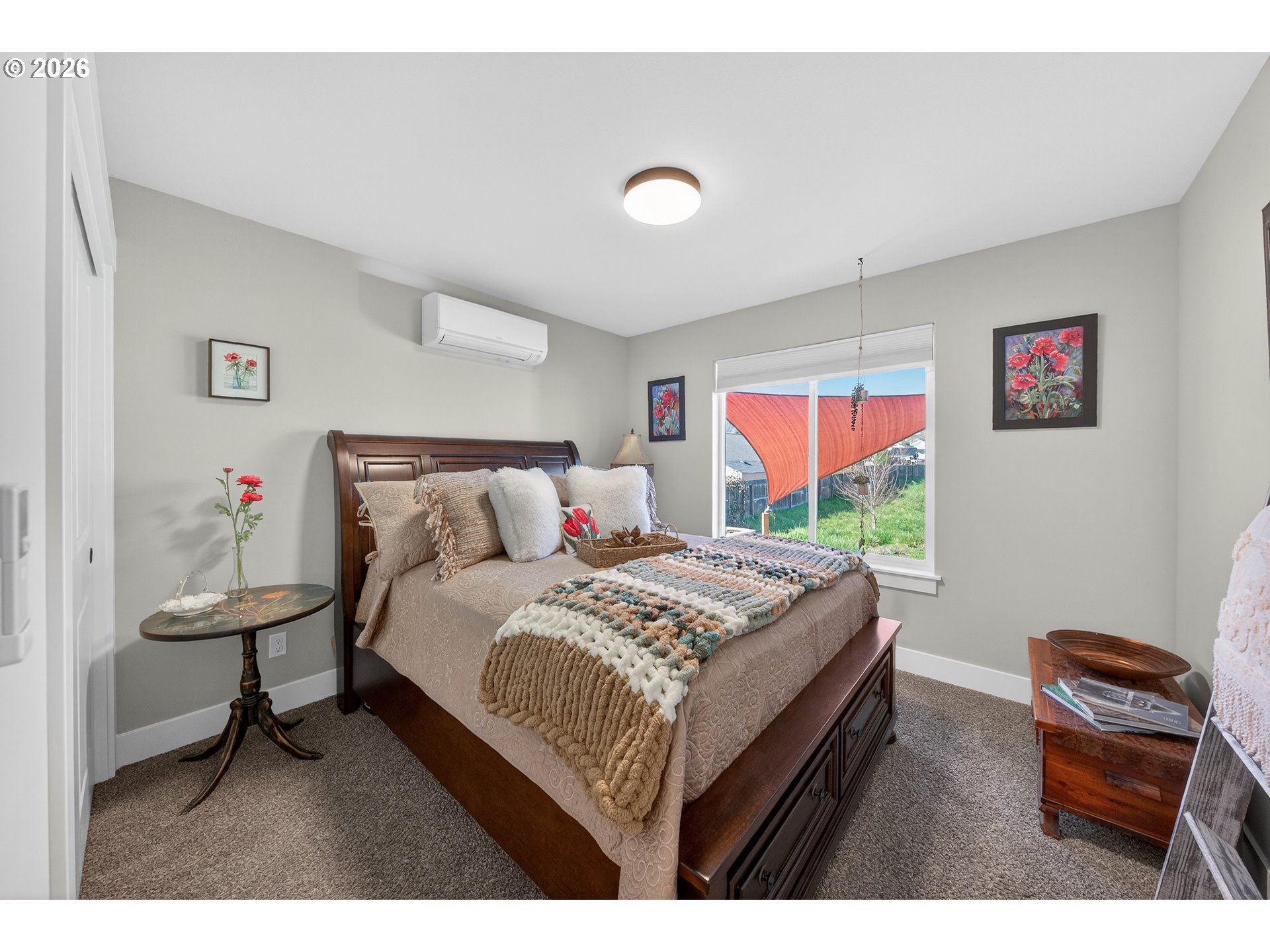 669 Northwest T Street Winston, OR 97496 - Photo 21 of 36 a bedroom with a bed and a view of kitchen