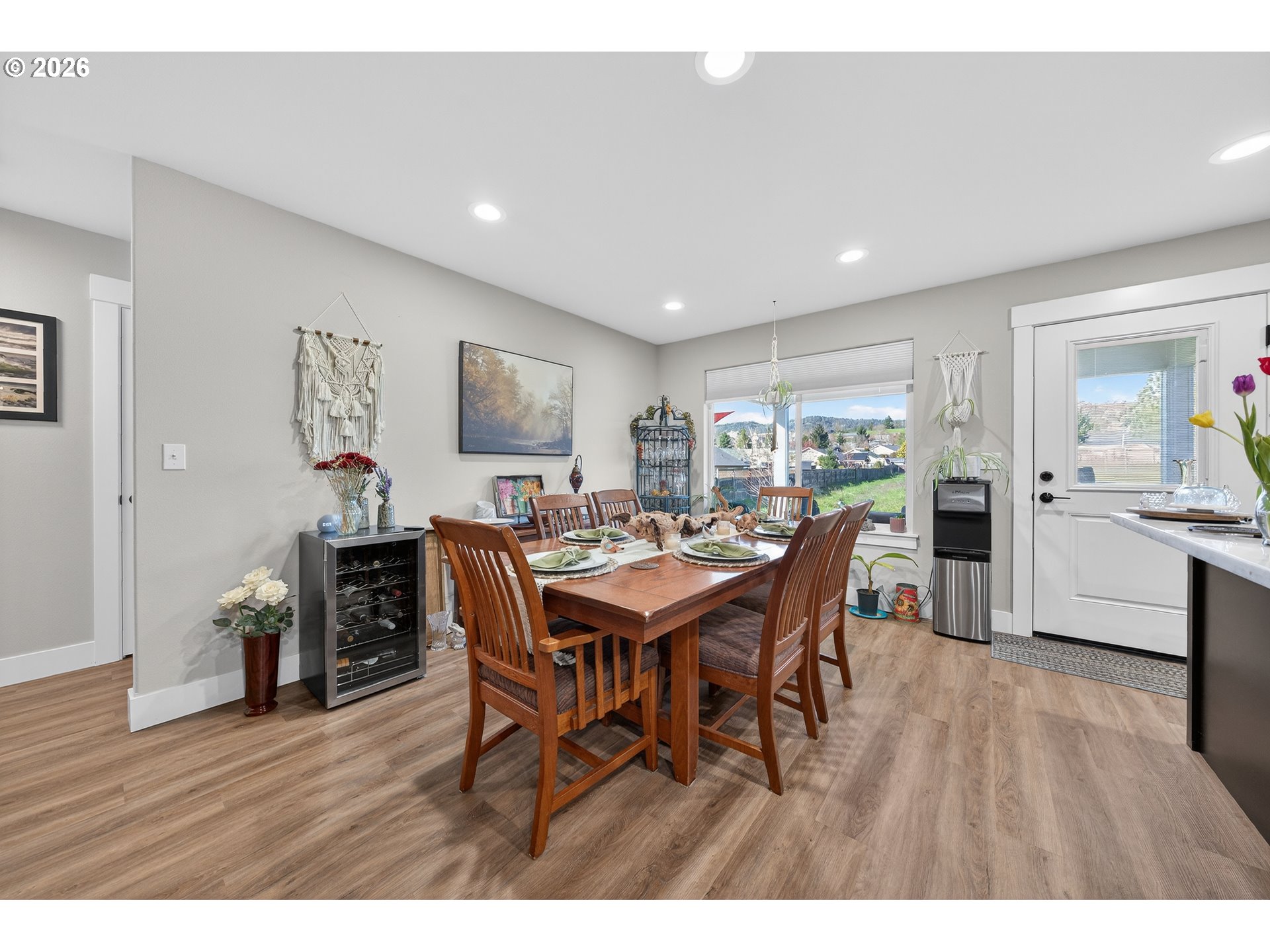669 Northwest T Street Winston, OR 97496 - Photo 9 of 36 a dining room with furniture and wooden floor