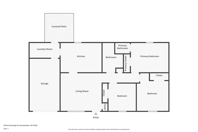 $214,900 | 120 West Cummings Street, Brownstown, IN 47220