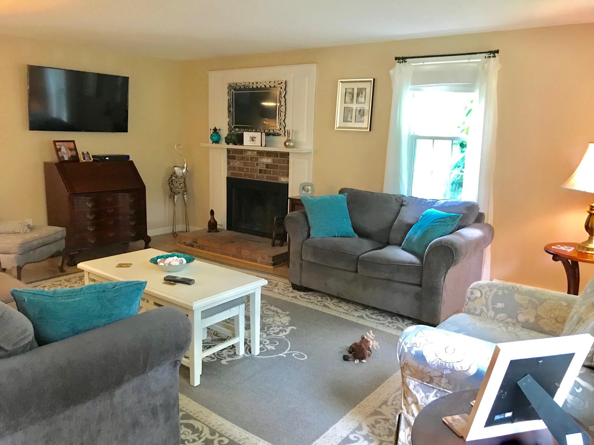 44 Pimlico Pond Road Forestdale, MA 02644 - Photo 5 of 28 a living room with furniture and a flat screen tv