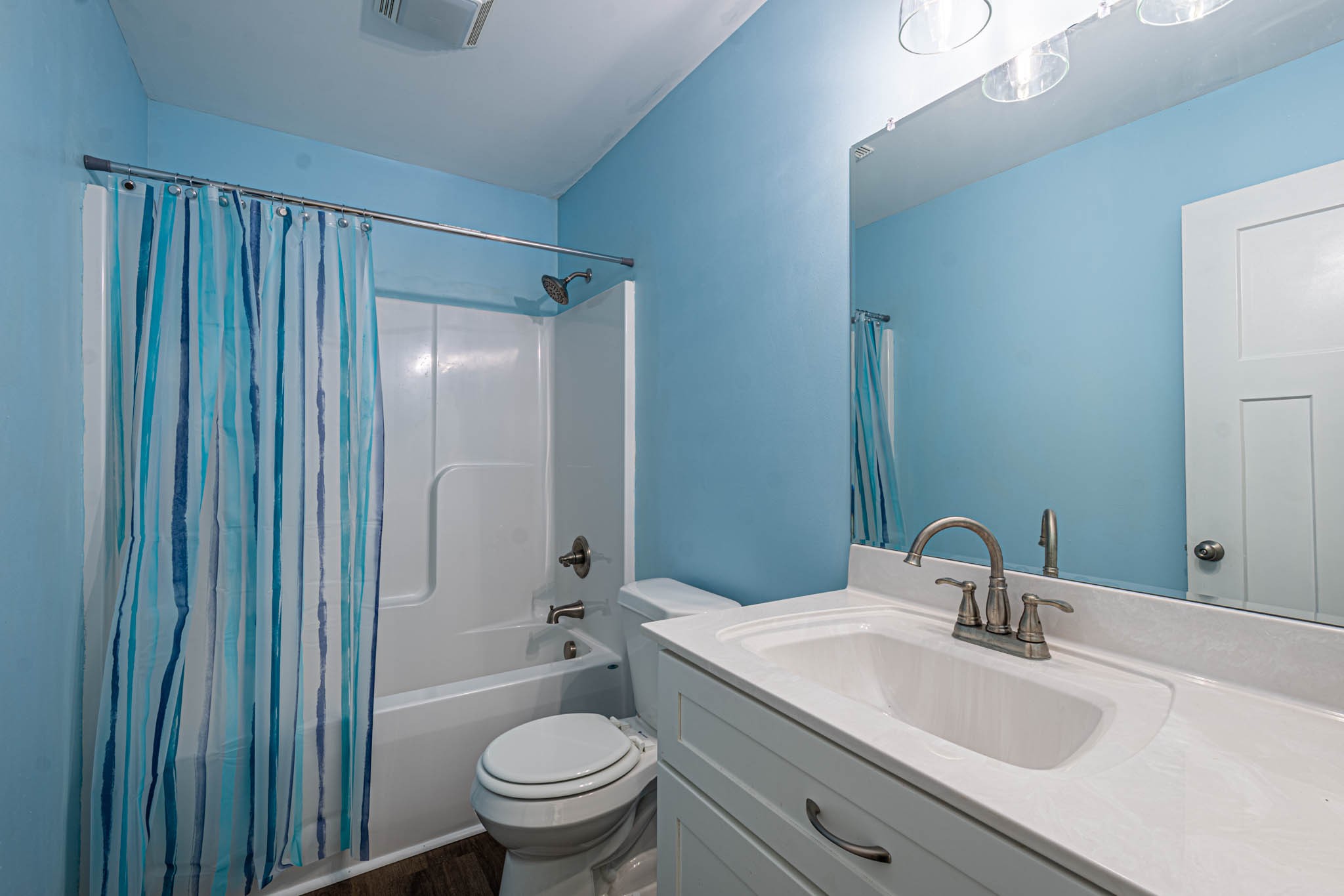 493 Powell Chapel Road Pulaski, TN 38478 - Photo 24 of 35 a bathroom with a sink toilet and shower