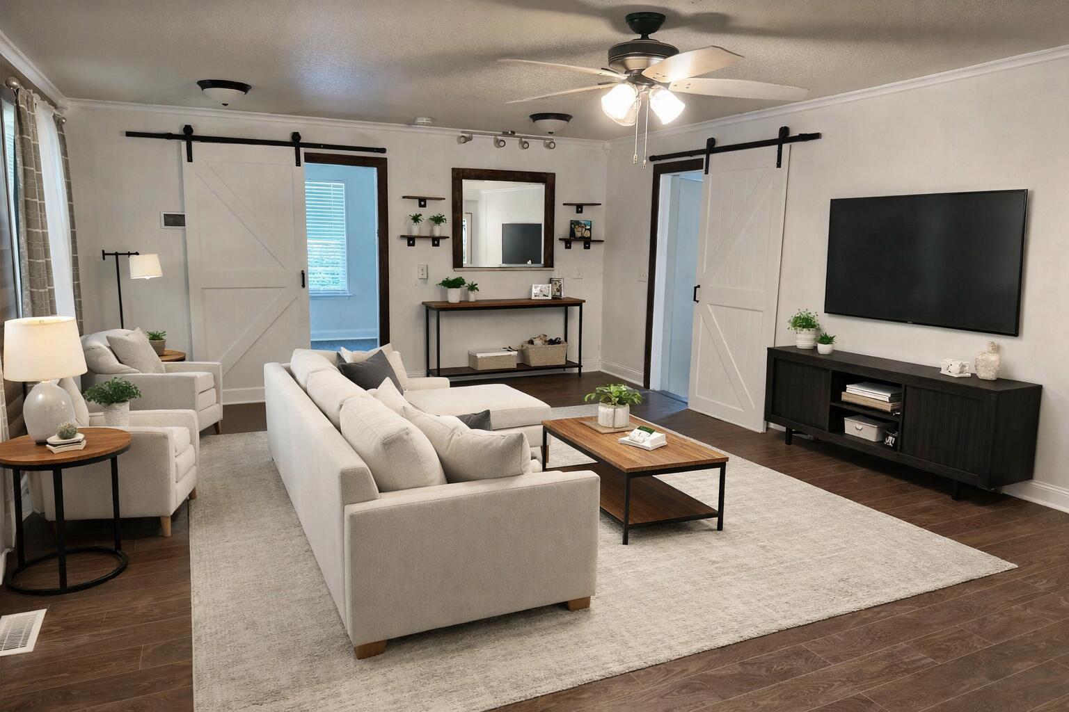 220 West Crest Road Rossville, GA 30741 - Photo 3 of 29 Living room virtually staged