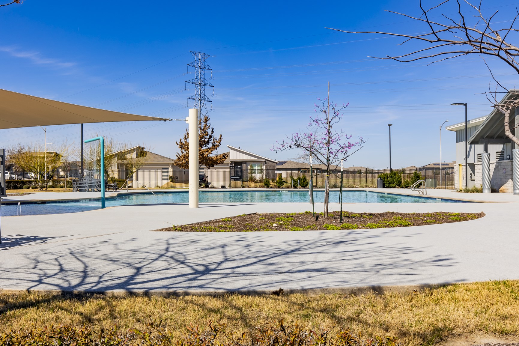 8304 Mimi Lane Austin, TX 78724 - Photo 26 of 32 a view of a house with a swimming pool