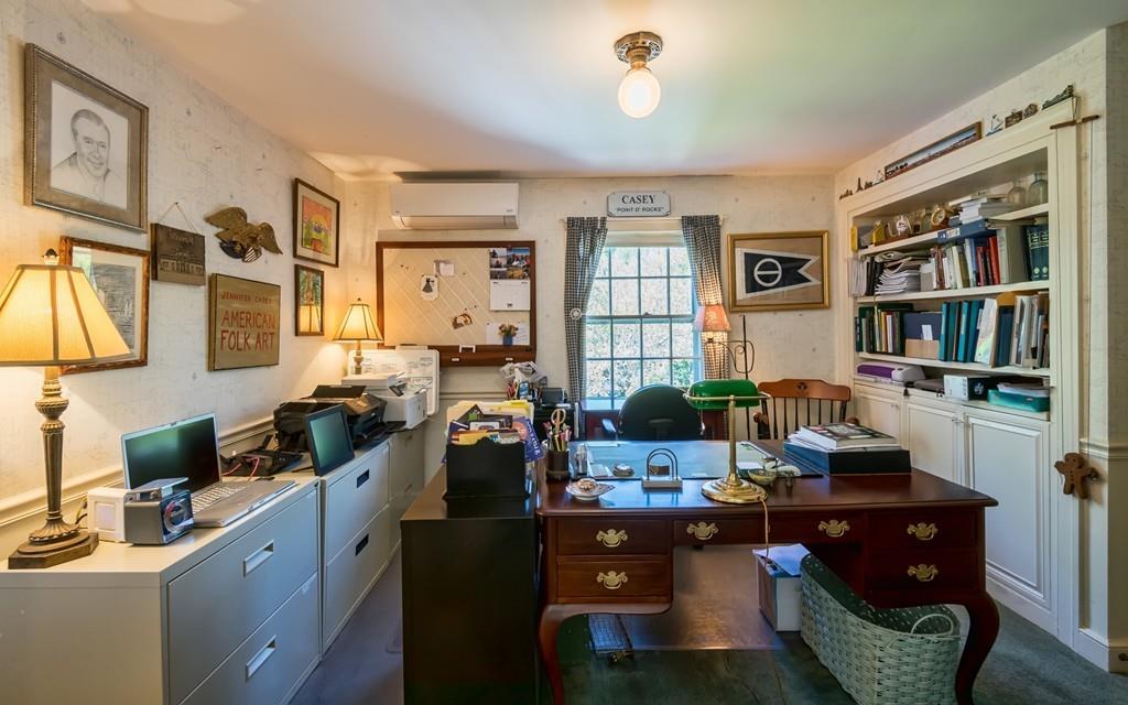 3 Rainbow Road Marblehead, MA 01945 - Photo 19 of 28 a living room with furniture window and book shelf