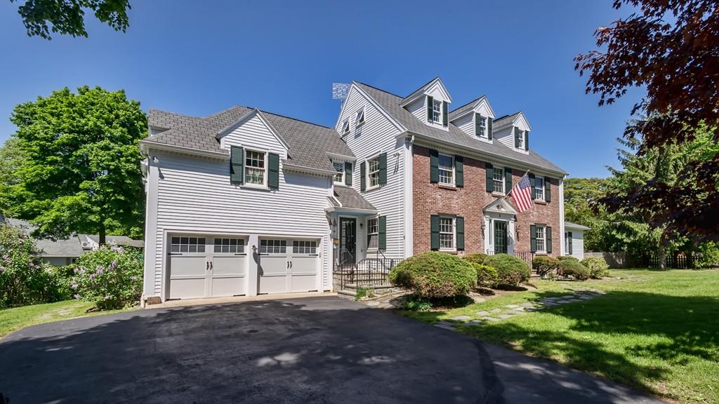 3 Rainbow Road Marblehead, MA 01945 - Photo 2 of 28 a front view of a house with a yard