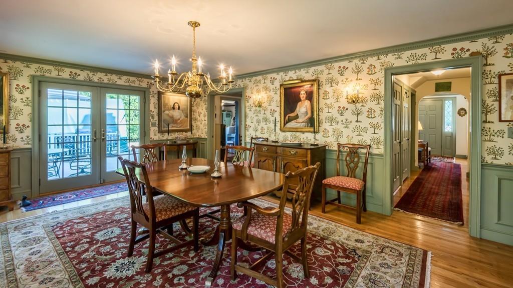 3 Rainbow Road Marblehead, MA 01945 - Photo 7 of 28 a view of a dining room with furniture window and wooden floor