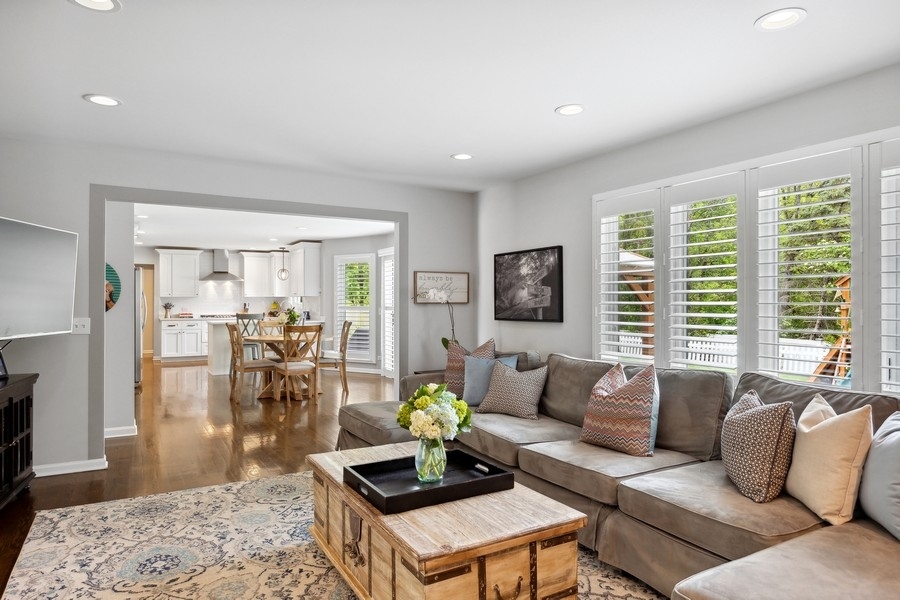 3900 Rugen Road Glenview, IL 60025 - Photo 10 of 44 a living room with furniture and a large window